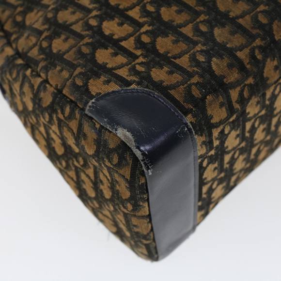 Christian Dior Trotter Canvas Hand Bag Navy Auth rd5259 - Picture 16 of 16